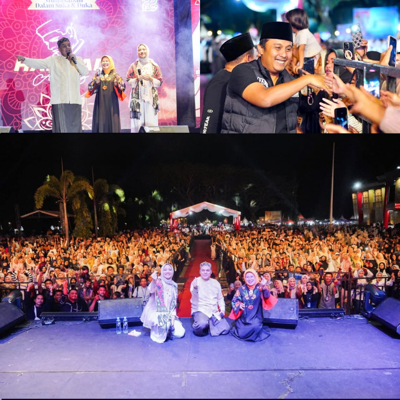 Haddad Alwi Guncang Dharmasraya Saat Malam Resepsi Peringatan HUT ke-22